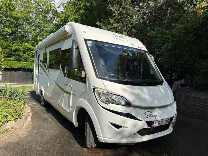 Integral Mac Louis-Souvereî 822 camper, Caravans en Kamperen, Mobilhomes, Particulier, Fiat, Raamblindering, Luifel, Caméra de recul