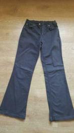 donkerblauwe broek maat 27 L30 met bredere pijpen, Vêtements | Femmes, Culottes & Pantalons, ANDERE, Taille 36 (S), Bleu, Porté