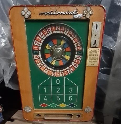 Machine a sous, Roulette NSM Roulomint Record (porte), Collections, Machines | Machines à sous, Utilisé, Enlèvement