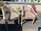 terrasstoelen, Tuin en Terras, Ophalen, Gebruikt, Teakhout