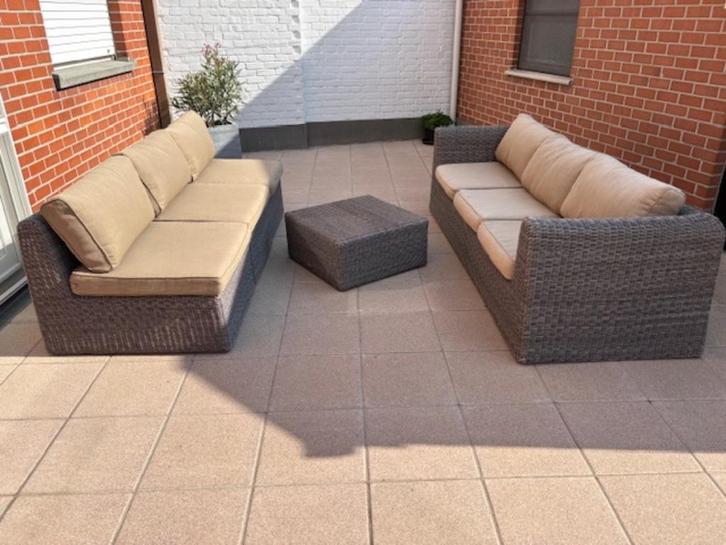 terras zetels, Tuin en Terras, Tuinstoelen, Zo goed als nieuw, Overige materialen, Ophalen