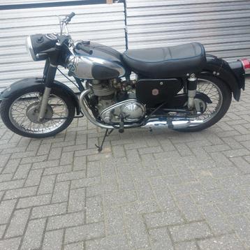 AJS bouwjaar 1956, Motoren, Ophalen, Gebruikt