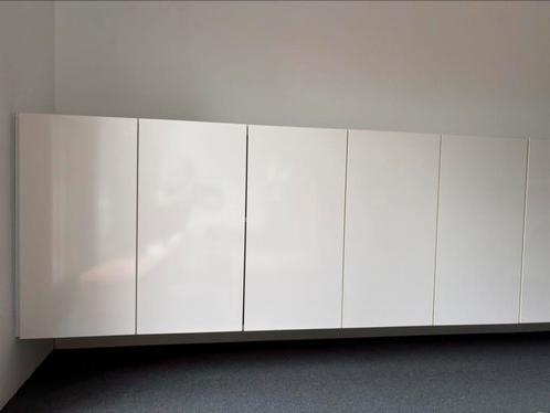 Muurkasten - ophang Wit hoogglans, Huis en Inrichting, Kasten | Overige, Gebruikt, Ophalen