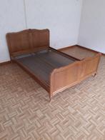 Eiken bed 140cm x 200m, Huis en Inrichting, Slaapkamer | Bedden, Ophalen, Gebruikt, Tweepersoons, 140 cm