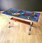 ✔️Cedem design (Belgium) salontafel 70s', Minder dan 50 cm, 50 tot 100 cm, Verzenden, Design 70s'