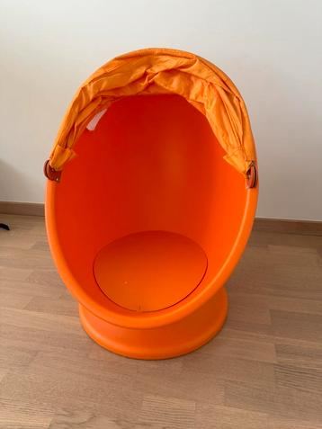 IKEA PS LÖMSK Swivel armchair, orange