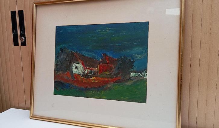 GABY DE PAUW (1924-2000) schilderij (3 b), Antiek en Kunst, Kunst | Schilderijen | Modern, Ophalen