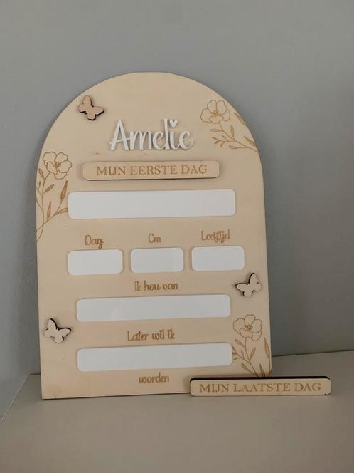 Meegroeibord, Kinderen en Baby's, Kraamcadeaus en Geboorteborden, Nieuw, Ophalen