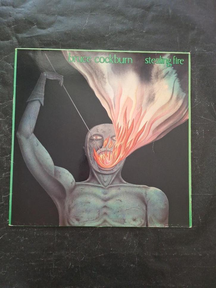 BRUCE COCKBURN "Stealing Fire" folkrock LP (1984) IZGS, Cd's en Dvd's, Vinyl | Rock, Zo goed als nieuw, Poprock, 12 inch, Verzenden