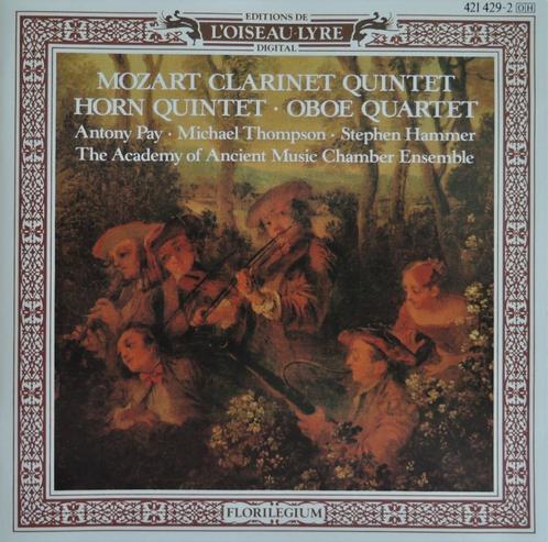 Klarinet, Hoorn en Hobo / Mozart - Academy of Ancient Music, CD & DVD, CD | Classique, Comme neuf, Orchestre ou Ballet, Enlèvement ou Envoi