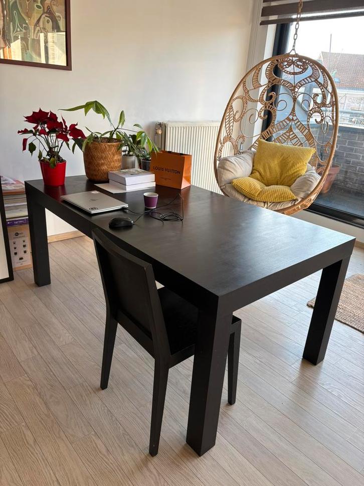 Eettafel Habitat uitschuifbaar, Huis en Inrichting, Tafels | Eettafels, Gebruikt, 50 tot 100 cm, 150 tot 200 cm, Vijf personen of meer