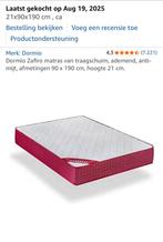 Eenpersoonsmatras ongerbuikt, Neuf, 90 cm, Matelas, Une personne
