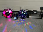 Lot van 4 lichteffecten LED + Strobo, Muziek en Instrumenten, Licht en Laser, Ophalen of Verzenden, Gebruikt, Licht, Kleur