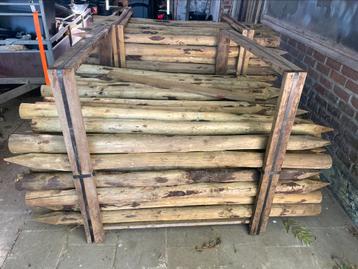Weidepalen , 1,80M , 9cm diameter. 8€/stuk. beschikbaar voor biedingen