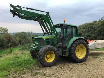 John Deere 6230 Premium TLS-tractor met lader