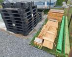 Hout tegels panelen 80 x 80, Doe-het-zelf en Bouw, Hout en Planken, Gebruikt, Grenen, Overige typen, Ophalen