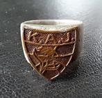 Handgemaakte ring uit de Tweede Wereldoorlog van 1 lid van d, Verzamelen, Militaria | Tweede Wereldoorlog, Ophalen of Verzenden