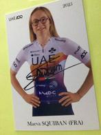 wielerkaart  2025 team uae  maeva squiban signe, Verzenden, Zo goed als nieuw