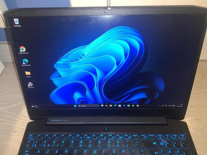 Lenovo IdeaPad Gaming 3 Zwart, Computers en Software, Windows Laptops, Zo goed als nieuw, 15 inch, SSD, 4 Ghz of meer, 16 GB, Azerty