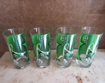 4 verres de collection Green Lantern, 10€ pour le lot