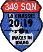 349 Sqn - Maces in Idaho 2019 - patch, Envoi, Armée de l'air, Emblème ou Badge
