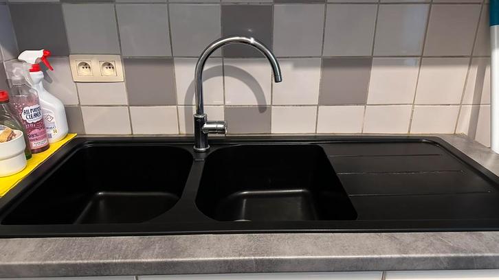 Lavabo Brico, Maison & Meubles, Cuisine | Cuisines complètes, Comme neuf, Noir, Enlèvement