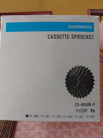Shimano cassette 9SPEED 11-25T CS-HG-400-9