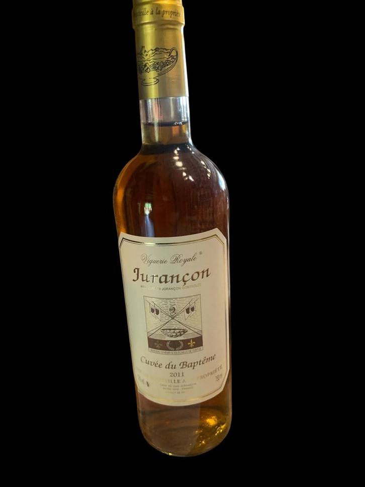 Fles Jurançon Moelleux 2011 – Cuvée du Baptême, Verzamelen, Wijnen, Zo goed als nieuw, Witte wijn, Frankrijk, Vol, Verzenden