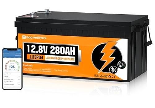 Batterie Lithium 12V 280AH, Caravans en Kamperen, Mobilhome-accessoires, Nieuw, Ophalen