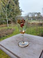 5 borrelglaasjes/decor druiven/goud accent/5 vr 4€, Ophalen of Verzenden