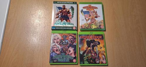 Toxic Avenger 4-film collection (Blu-ray) UK import Nieuw, CD & DVD, Blu-ray, Neuf, dans son emballage, Horreur, Envoi