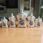 Set voorraadpotten Delfts blauw, Antiek en Kunst, Ophalen