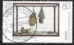 1 Postzegel Europa – Hedendaagse kunst Duitsland, Ophalen of Verzenden, 1990 tot heden, Gestempeld