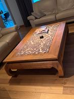 Salontafel Franse eik, Huis en Inrichting, Tafels | Salontafels, Eikenhout, Zo goed als nieuw, Rechthoekig, Landelijk - klassiek