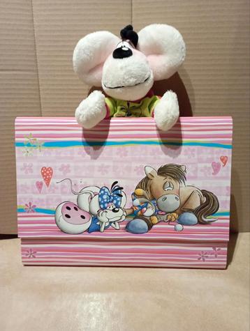 Diddl pakket (Diddl knuffel & Diddl briefpapier in box) beschikbaar voor biedingen