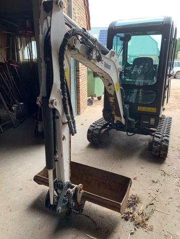 Minigraver Bobcat E16, Enlèvement, Excavatrice