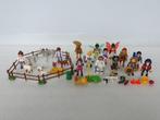 Lot Playmobil met 14 figuren, dieren en attributen, Ophalen of Verzenden, Gebruikt