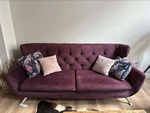 3 delig salon, Huis en Inrichting, Zetels | Complete zithoeken, Gebruikt, Stof, Ophalen