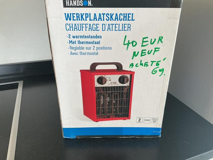 Chauffage d’appoint électrique, Bricolage & Construction, Chauffage & Radiateurs, Neuf, Autres types, Enlèvement