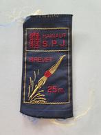 Vintage Ecusson/Patch - Hainaut S.P.J. - Brevet de natation, Enlèvement ou Envoi, Utilisé, Autres types