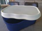 Tupperware, Huis en Inrichting, Keuken | Tupperware, Ophalen of Verzenden, Gebruikt, Blauw, Bus of Trommel