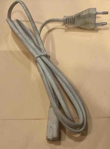 Witte C7 Stroomkabel, Doe-het-zelf en Bouw, Elektriciteit en Kabels, Verzenden, Gebruikt, Kabel of Snoer