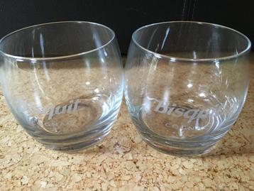 2 glazen cognac Bisquit, Enlèvement ou Envoi, Neuf, Verres et Verres à shot