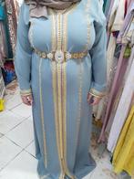 Caftan marocain bleu taille M/L, Vêtements | Femmes, Taille 38/40 (M), Enlèvement ou Envoi, Autres types, Comme neuf