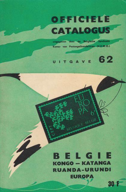 (c15) Officiele catalogus uitgave 62: Belgie, Kongo, Boeken, Catalogussen en Folders, Gelezen, Catalogus, Verzenden