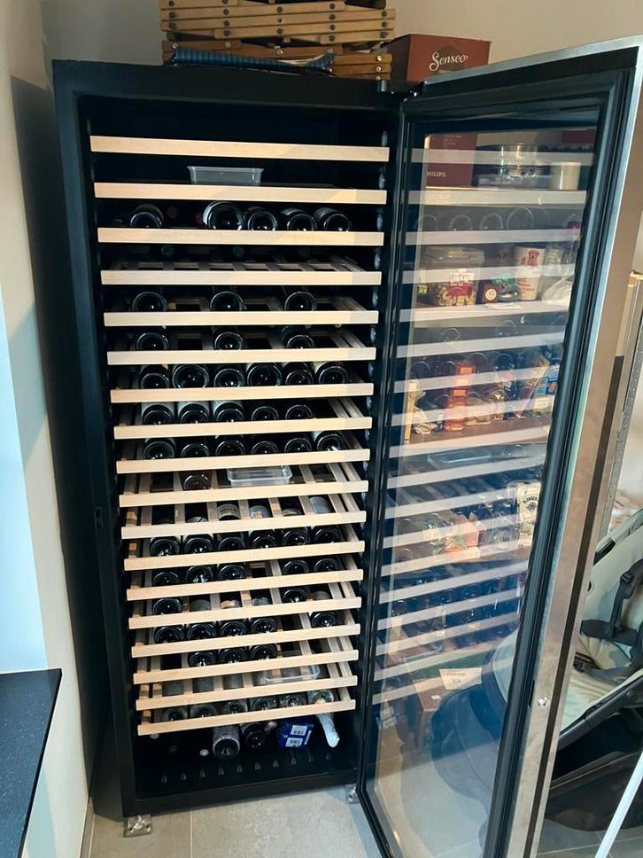Grote wijnbewaarkast Montfort uno, meer dan 280 flessen, Huis en Inrichting, Woonaccessoires | Wijnrekken, Zo goed als nieuw, 75 cm of meer
