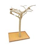 Arbre Java bois caféiers aire de jeu perroquet perchoir, Verzenden