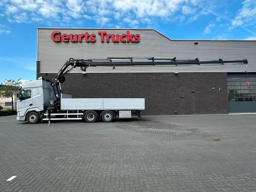 DAF XF 530 OPENLAADBAK / PRITSCHE / FLATBED MET HIAB X-HIDUO, Auto's, Vrachtwagens, Te koop, ABS, Adaptive Cruise Control, Airconditioning