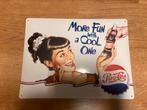 Metalen reclame plaat PEPSI 40 x 30cm, Verzamelen, Merken en Reclamevoorwerpen, Ophalen of Verzenden, Zo goed als nieuw