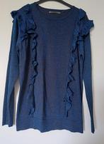blauwe glinsterende pull, Taille 42/44 (L), Enlèvement ou Envoi, Comme neuf, Bleu